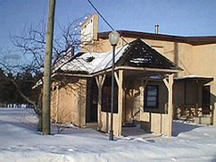 photo from real estate listing in 2004 Depot Cinema (Woodside Depot Cinema, Kinross Depot Cinema), Kinross